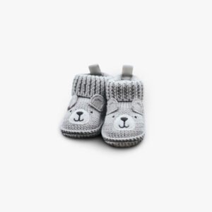 Teddy Bear Crochet Baby Booties